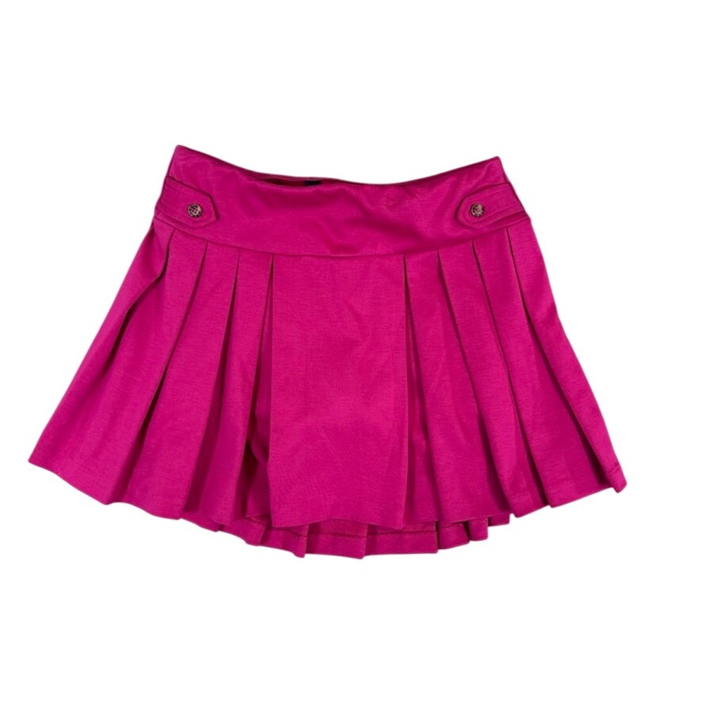 Polo Ralph Lauren Girls XL 16 Pink Pleated Skort Magenta Athletic Skirt